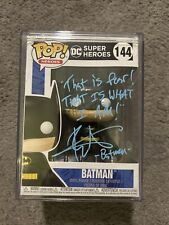 Roger Craig Smith SIGNED Batman Funko POP *AUTHENTICATED* (with quote) picture