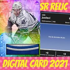 Topps nhl skate olli juolevi parchment box rainbow relic 2021 digital card picture