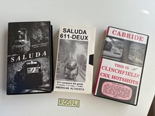 Lot of 3 American Altavista VHS Railroad Videos Saluda Clinchfield Tested/Rewind picture