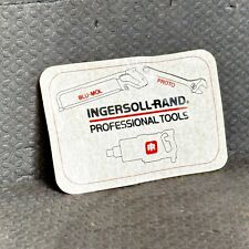 Vintage Ingersoll Rand Professional Tools Decal Sticker BLU_MOL PROTO White picture