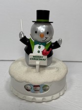 2014 Hallmark THE CONDUCTOR for Christmas Concert Snowman TESTED AND WORKS picture