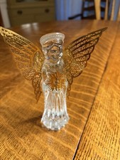 Gorham Angel of Light Crystal Figurine Rare Nativity Czech Republic Christmas picture