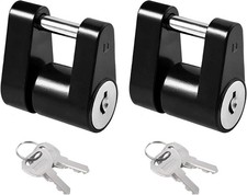 2 PCS Trailer Hitch Coupler Lock, Dia 1/4 Inch 3/4 Inch Span Trailer Hitch 2pcs picture