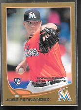 2013 Topps Jose Fernandez GOLD RC #589 Marlins /2013 picture