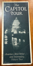 FREE SHIP 1928 The Capitol Tour Washington DC Tourism Brochure picture