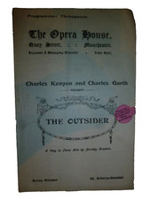 The Outsider - Charles Kenyon Hilda Bayley Opera House Manchester Programme picture