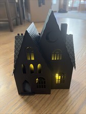 Halloween Target Light-Up Black Metal Haunted House Spooky Hyde Eek NEW picture