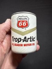 Vintage Phillips 66 Trop-Artic Tin/cardboard Can Bank  picture