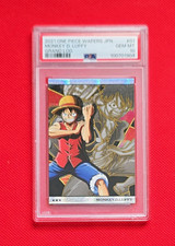 Bandai 2021 One Piece Wafers JPN #01 Luffy Grand Log Holo PSA 10 100701904 picture