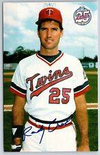 Sports~1986 Minnesota Twins Baseball~Outfielder Randy Bush~Vintage Postcard picture