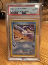2000 Pokemon Articuno #22 Black Star Promo Aoki Error PSA 8 picture