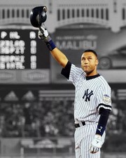 Ny New York Yankees Derek Jeter Spotlight 4x6 PHOTO PRINT picture
