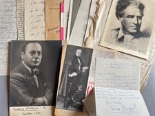 Italian Opera, circa 14 AUTOGRAPHS, letters, photographs, Flyers etc picture
