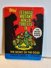 1991 Topps Teenage Mutant Ninja Turtles II TMNT Sealed Trading Card Pack NEW picture