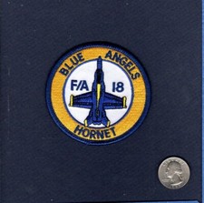 BLUE ANGELS US Navy Flight Demonstration Team F-18 HORNET Squadron Bullet Patch picture