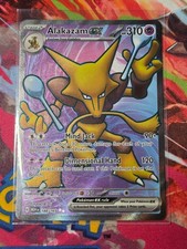 Alakazam ex 188/165 Sv: Scarlet & Violet 151 Ultra Rare Full Art Holo picture