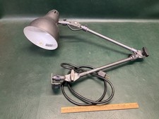 Fostoria Localite Industrial Articulating Bench Machine Desk Lamp Gray picture