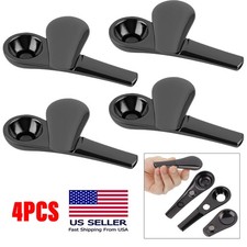 4PCS Portable Smoking Pipe Magnetic Metal Spoon Silver for Men Gift FreeShipping picture