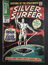 The Silver Surfer #1 (Marvel Comics, August 1968) Origin Issue Galactus Watcher picture