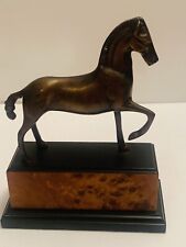 Andrea by Sadek Bronze Galloping Horse Figurine/Stature With Base picture