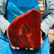14.14LB  Natural Red jasper Quartz Crystal mineral specimen Healing Decoration picture