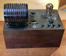 Vintage 1923 General Single Coil One Tube Radio Set w/ RCA Brass / Tip LV-201A  picture
