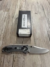 Benchmade Osborne 950 Rift, Gray/Black, 154 CM Plain Edge, Used. Discontinued picture