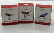 Hallmark Keepsake Miniature Ornament Birds Mini Set Of 4 Mini in Box 2013 - 2015 picture