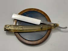 Vintage 9/16” Dubl Duck Satin Wedge Straight Razor Shave Ready Solingen Germany picture