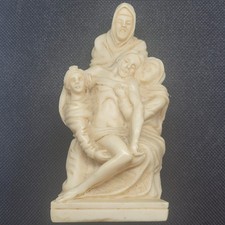 Vintage Giannetti Italian Alabaster Michelangelo Sculpture Signed Estate C 1975 picture