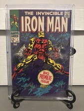 Marvel Comics The Invincible Iron Man #1 (1968) F/VF picture