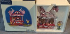 New Dept 56 Uncle Sam's Fireworks Stand Original Snow Village 54974-- N.I.B. picture