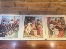 23 Vintage 1960s Concordia Bible Sunday School Teaching Pictures Religious Art picture