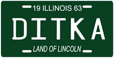 Mike Ditka Chicago Bears 1963 Championship License plate picture