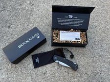 Buck 112 Slim Pro TRX Ranger Knife Black G10, S30V Lockback picture