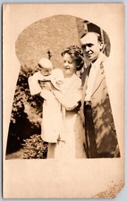 c1910 RPPC Family w/ Baby In Kentucky RARE KEYHOLE Design ANTIQUE Postcard picture