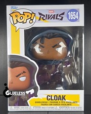 Funko Pop Marvel Rivals Cloak #1654 And Pop Protector picture