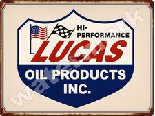High Performance Lucas Oil  Metal Sign 9