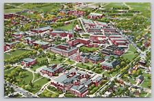 Aerial View of Purdue University Campus Lafayette IN Indiana Vintage Postcard picture
