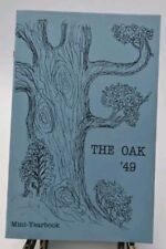 Vintage 1949 Visalia CA High School The Oak Mini Yearbook picture