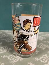NOS 1983 Burger King/Coke Return Of The Jedi - Han Solo/Luke Skywalker Glass picture