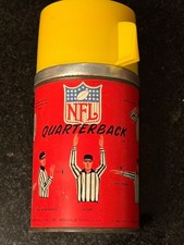 Vintage Aladdin 1964 NFL Quarterback Thermos picture