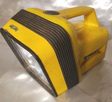 Eveready Sport Gear Flashlight Vtg Yellow Square Head Light picture