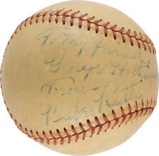 Babe Ruth Autographed Single Signed Baseball New York Yankees PSA LOA 25097 picture