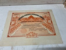 Orange 1903 Louisiana Purchase Exposition Co/ Unissued Stock Certificate picture