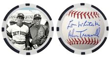 Alan Trammell & Lou Whitaker DETROIT TIGERS -  POKER CHIP  ***SIGNED*** picture