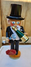 Vtg Steinbach Nutcracker Taron Millennium Man Champagne W Box Germany 1999 18