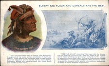 Sleepy Eye MN Sleepy Eye Flour and Cereals c1910s RARE VERSION Postcard bhn picture