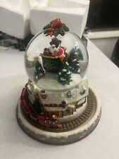 Christopher Radko  2011 Dickens Train Village Snow globe - Rotates With Musical picture