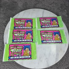 Vintage 1992 Classic Trouble Trolls Trading Cards Lot 5 Sealed Packs Non-Sport picture